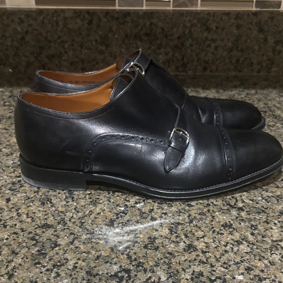Bally Black monk strap Leather Men\'s Oxfords main image 8